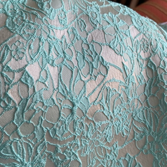 *2for$55* Allen B Schwartz Turquoise dress - Picture 7 of 8